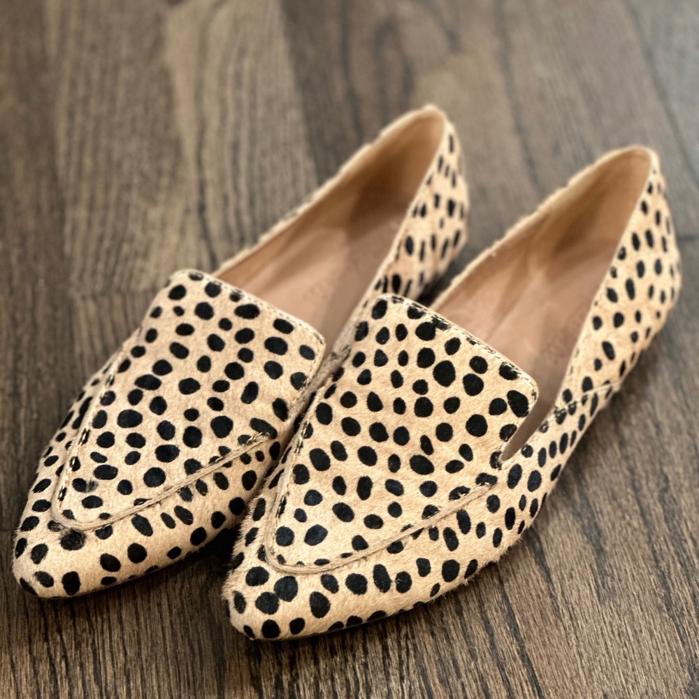 Madewell Frances Skimmer Spotted Calf Hair AH761